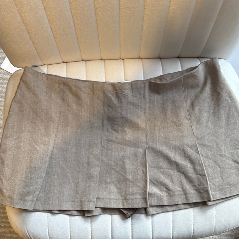 Abercrombie & Fitch Brown Herringbone Skirt